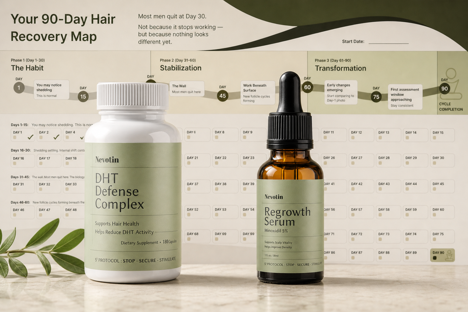 S³ Protocol - DHT defense and Hair regrowth serum